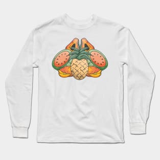 Tropical Fruit Party Long Sleeve T-Shirt